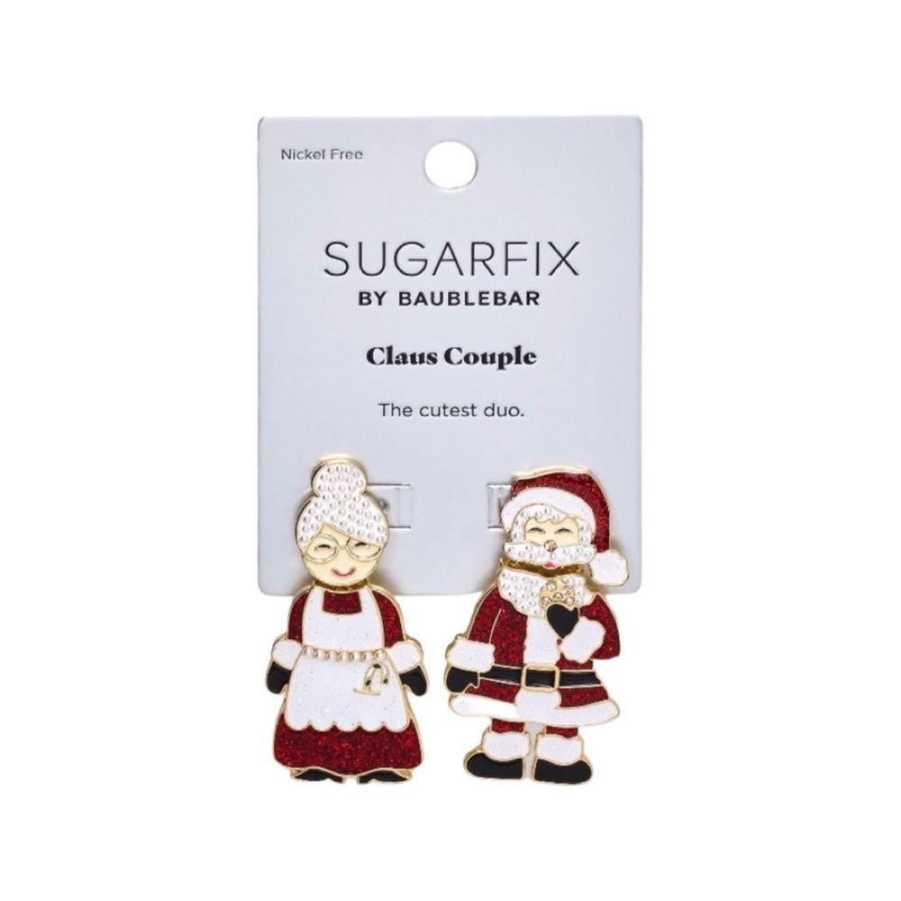 SUGARFIX by BaubleBar  -  Claus Couple Earrings